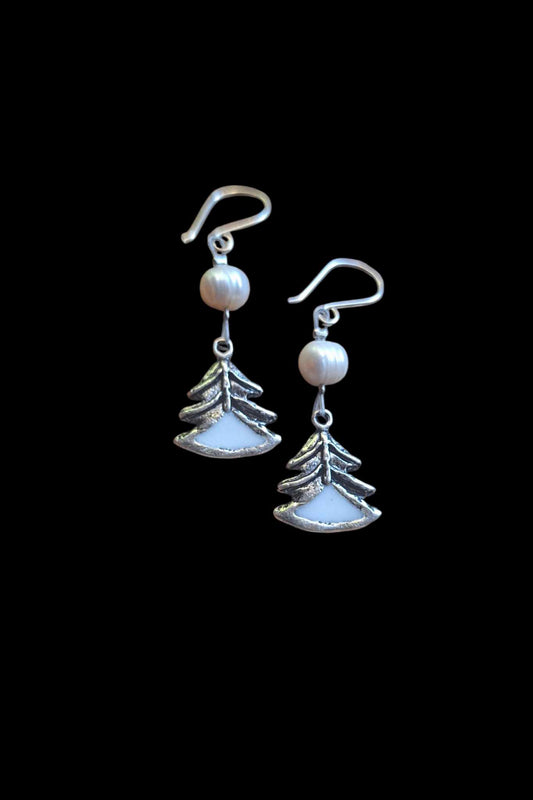 Fenyves erdő fülbevaló