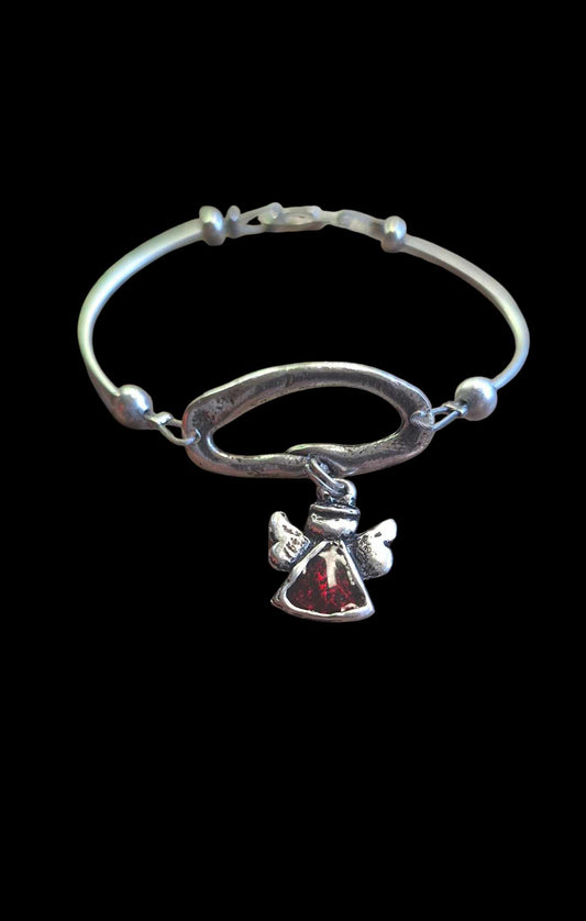 Glóriás angyal karkötő