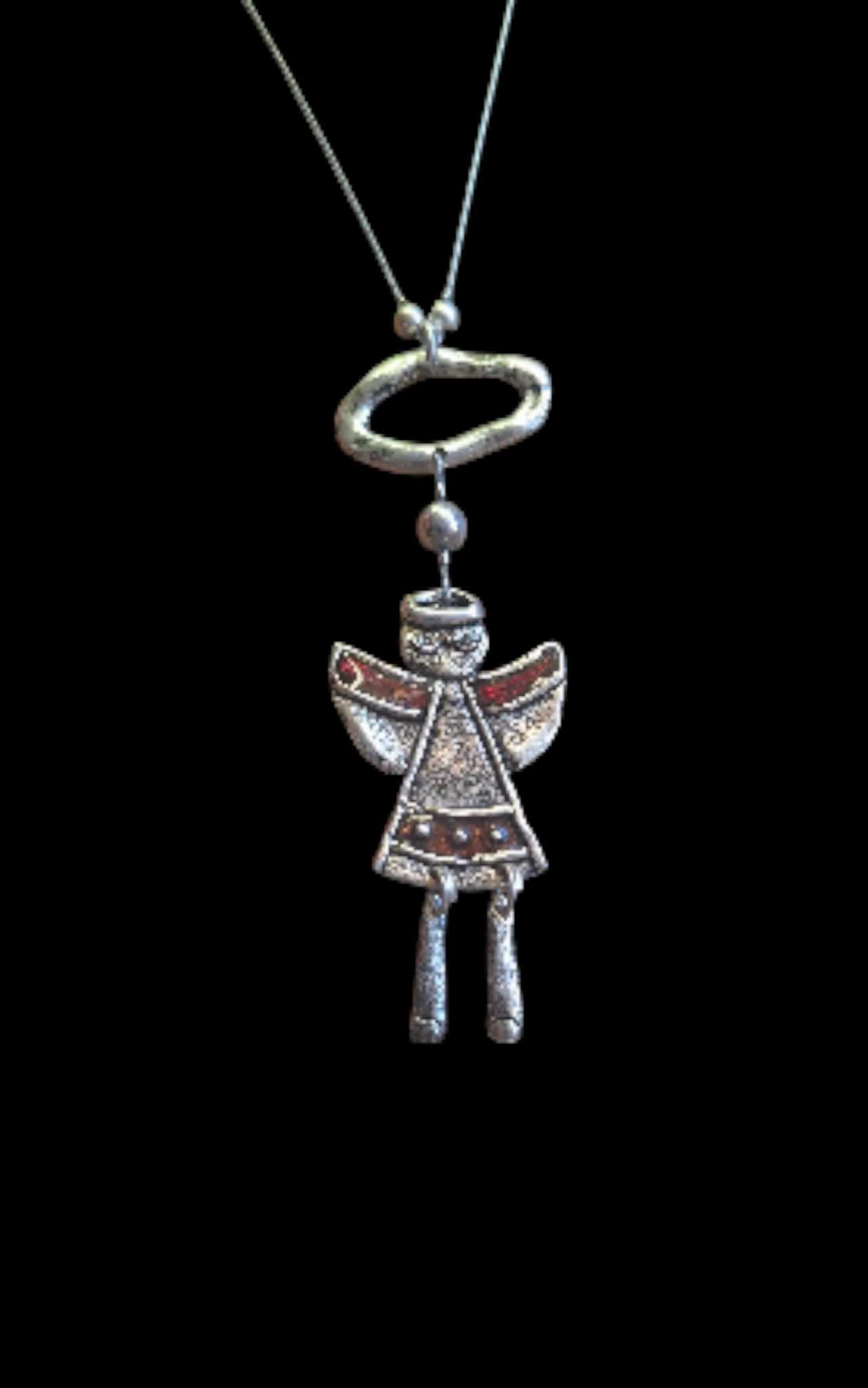 Big angel necklace