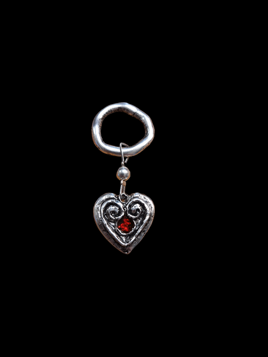 Szivecske kendőgyűrű