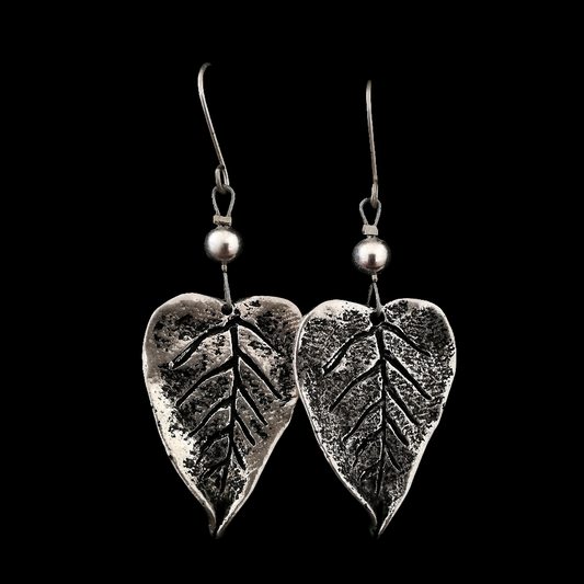 Nagy levél fülbevaló