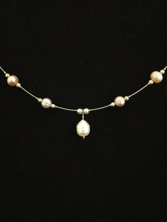 Gyöngyfüzér nyaklánc - Orsiékszer