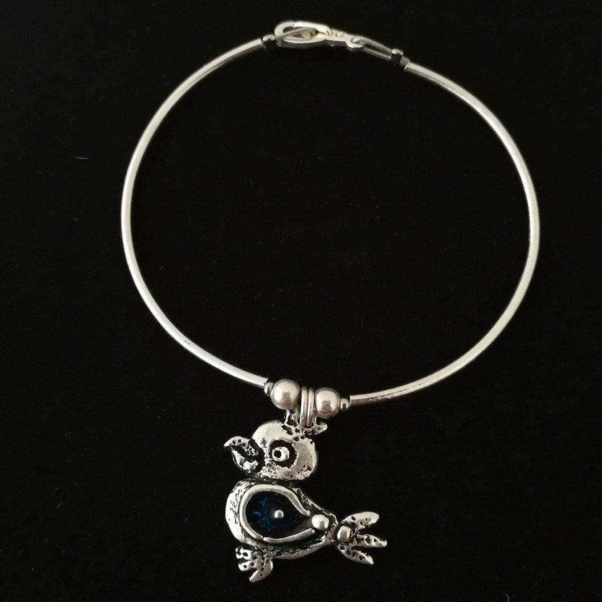 Fityegős madárka karkötő - Orsiékszer