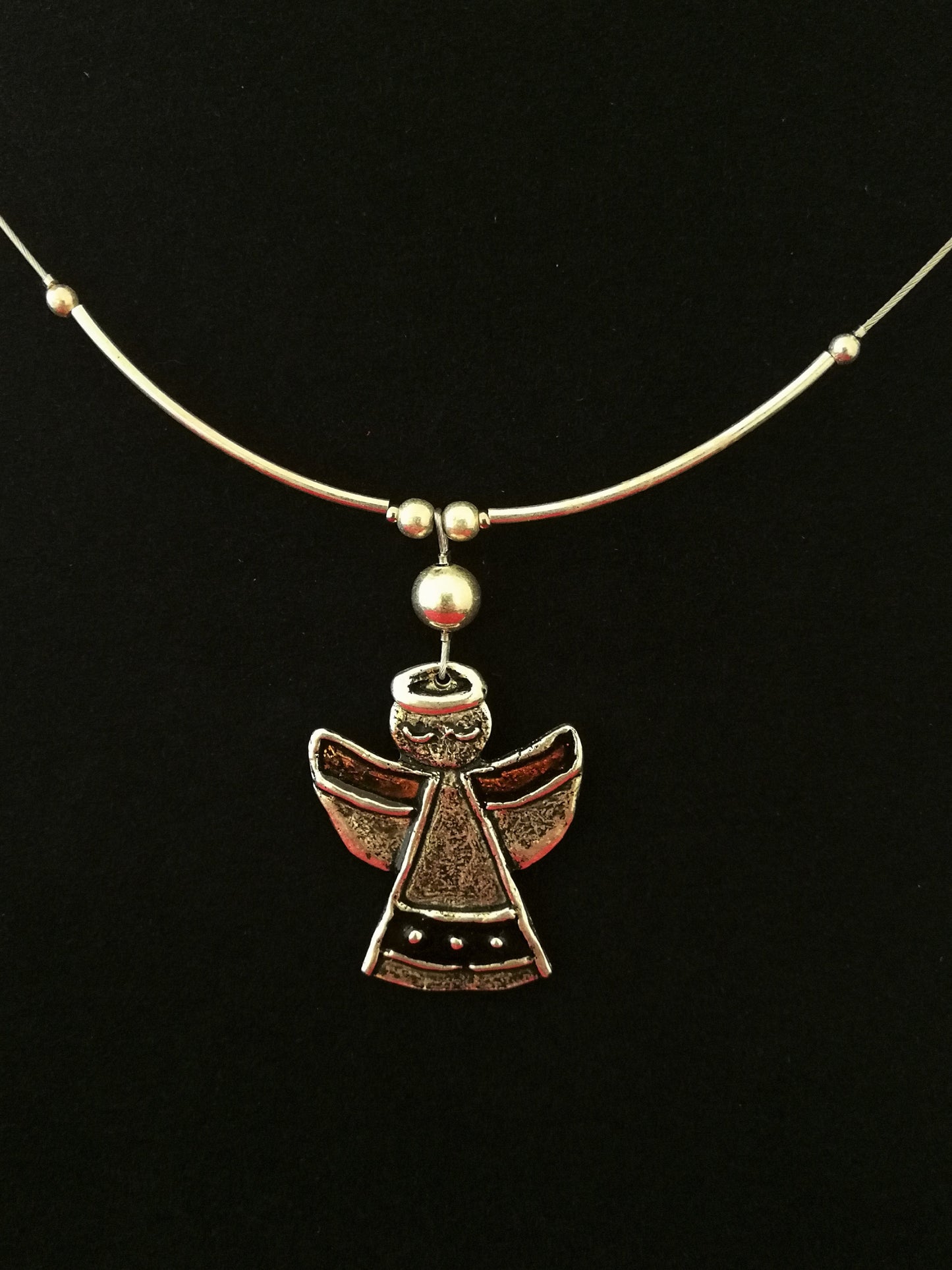 Big angel necklace