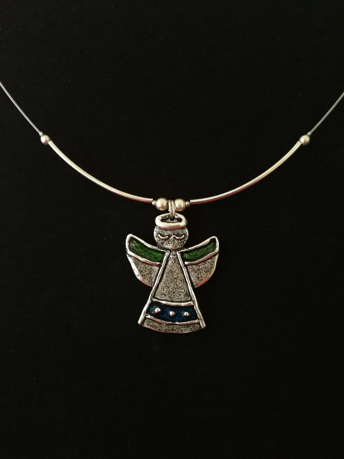 Big angel necklace