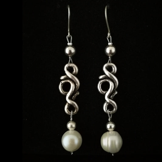 Hosszú köves inda fülbevaló