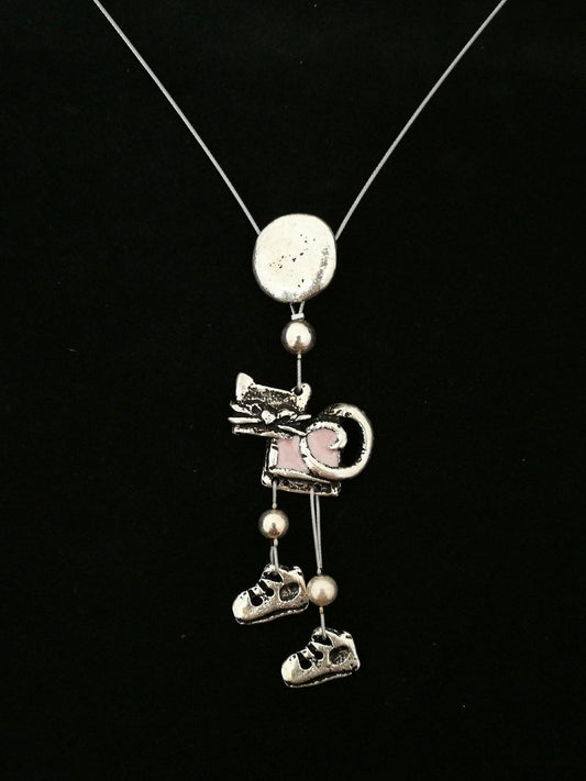 Hosszú cica nyaklánc - Orsiékszer