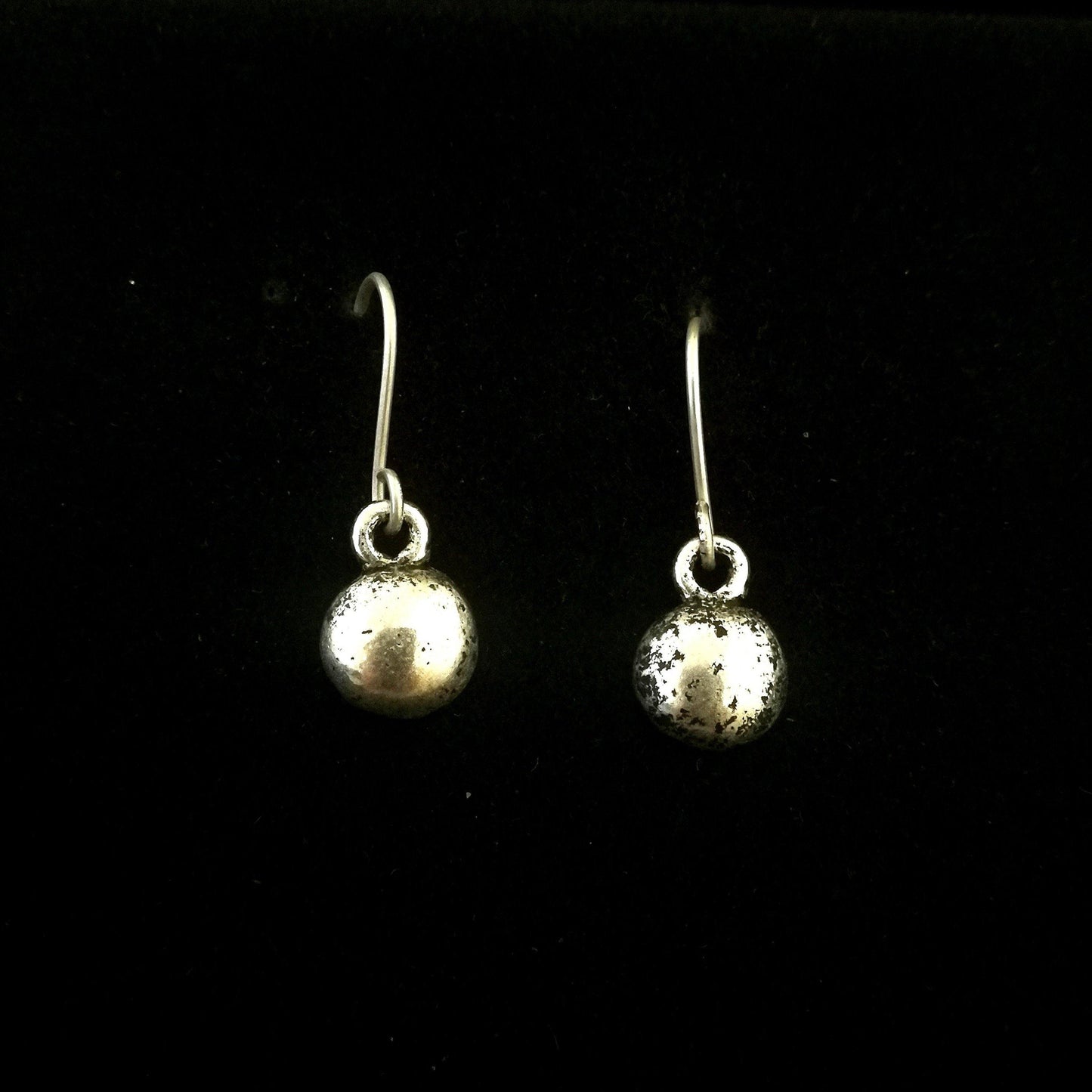 Ezüst pötty fülbevaló - Orsiékszer