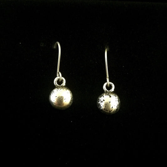 Ezüst pötty fülbevaló - Orsiékszer