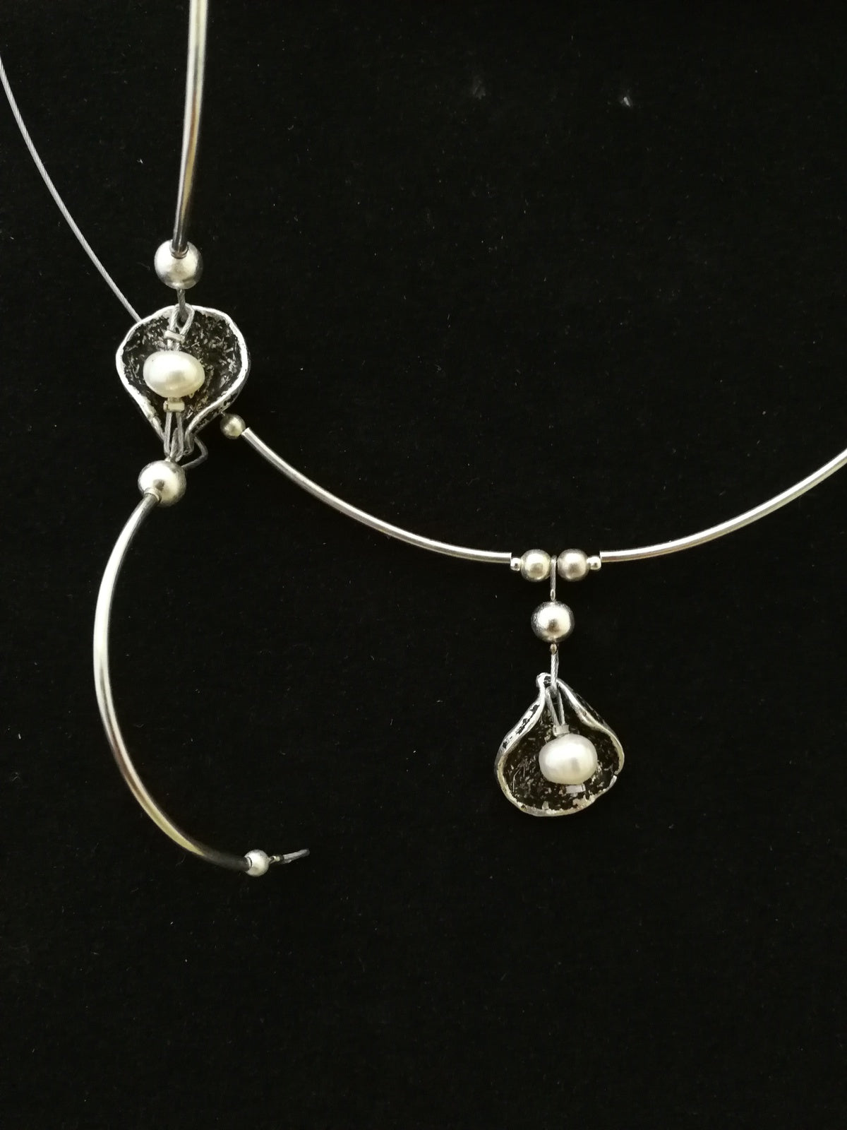 Kis gyöngyös kála nyaklánc karkötővel