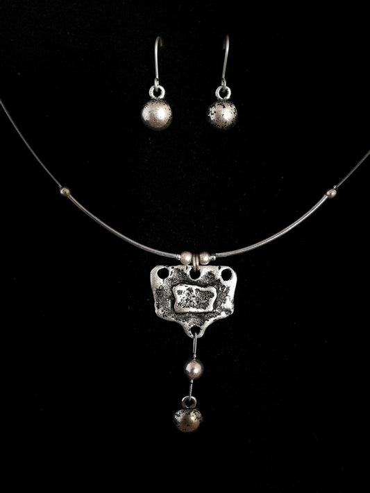 Ezüst Gaudi kollekció pötty fülbevalóval - Orsiékszer