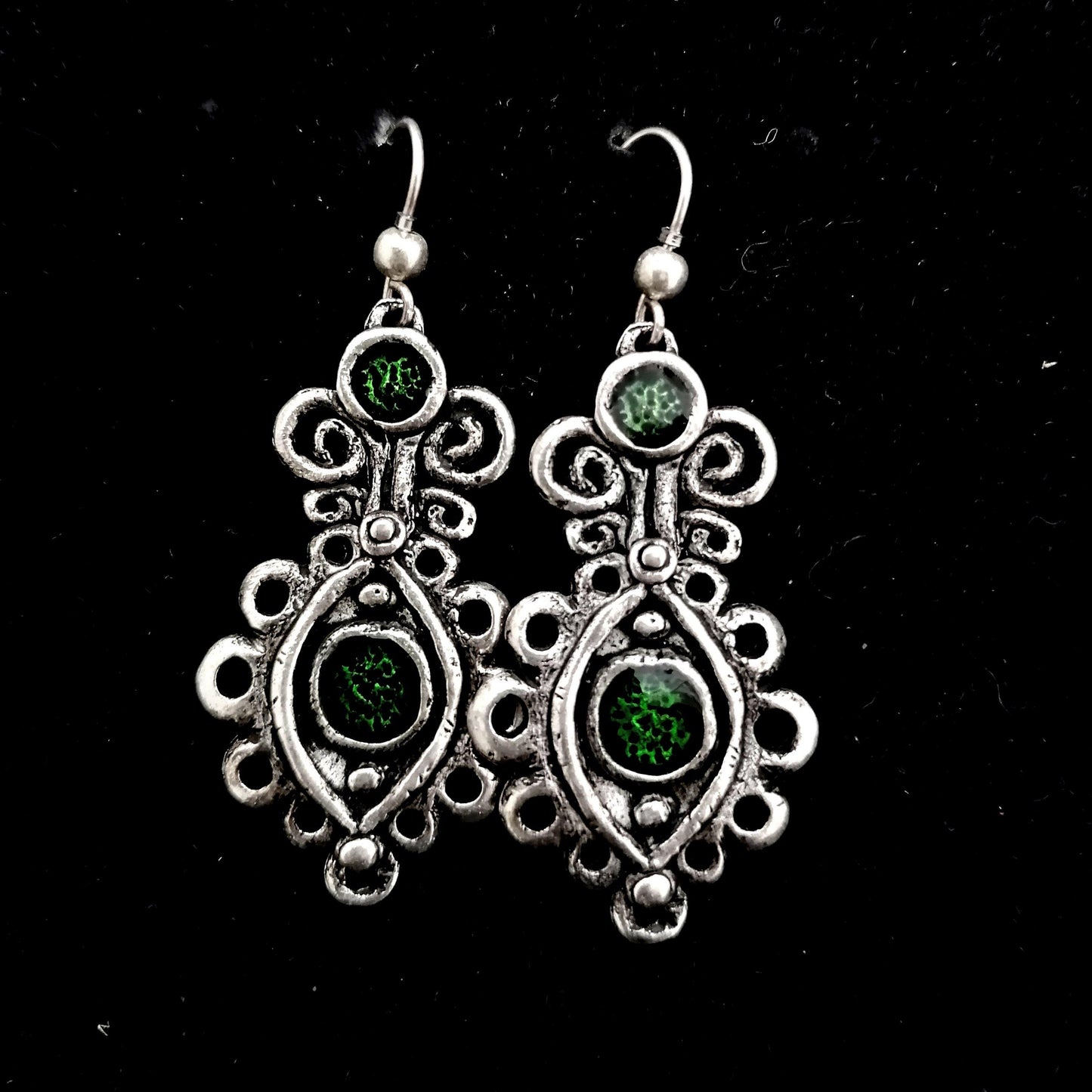 Csipke szűr fülbevaló - Orsiékszer