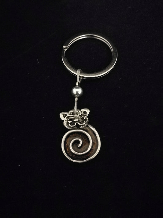 Kunkori cica kulcstartó