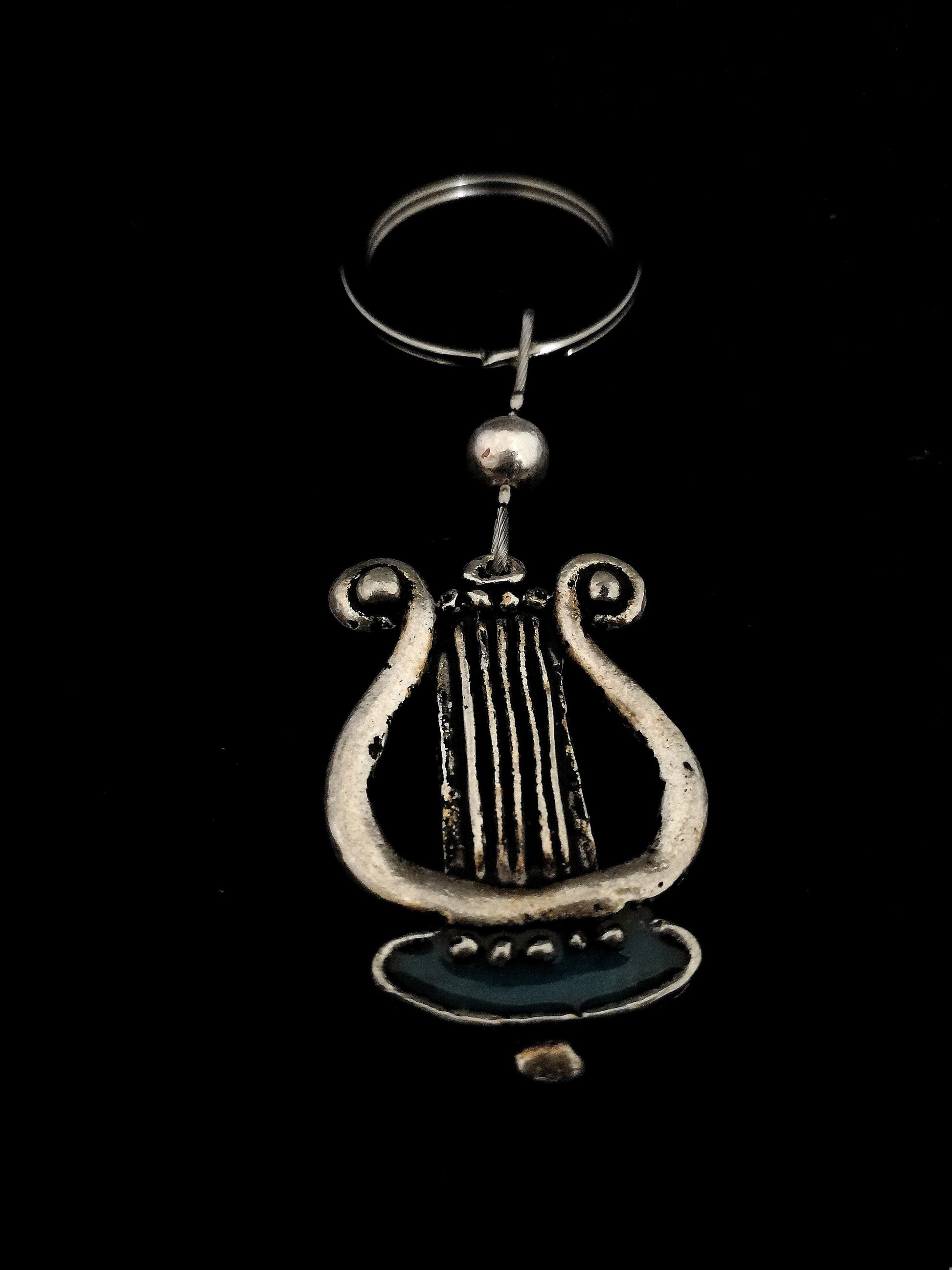 Hárfa kulcstartó - Orsiékszer