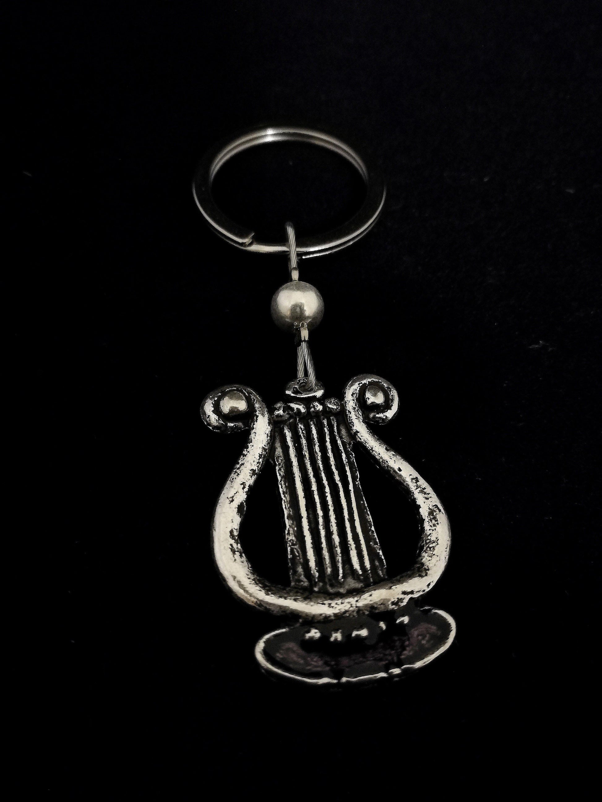 Hárfa kulcstartó - Orsiékszer