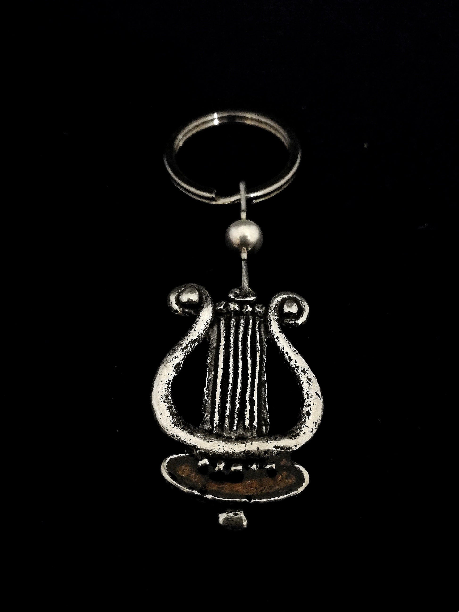 Hárfa kulcstartó - Orsiékszer