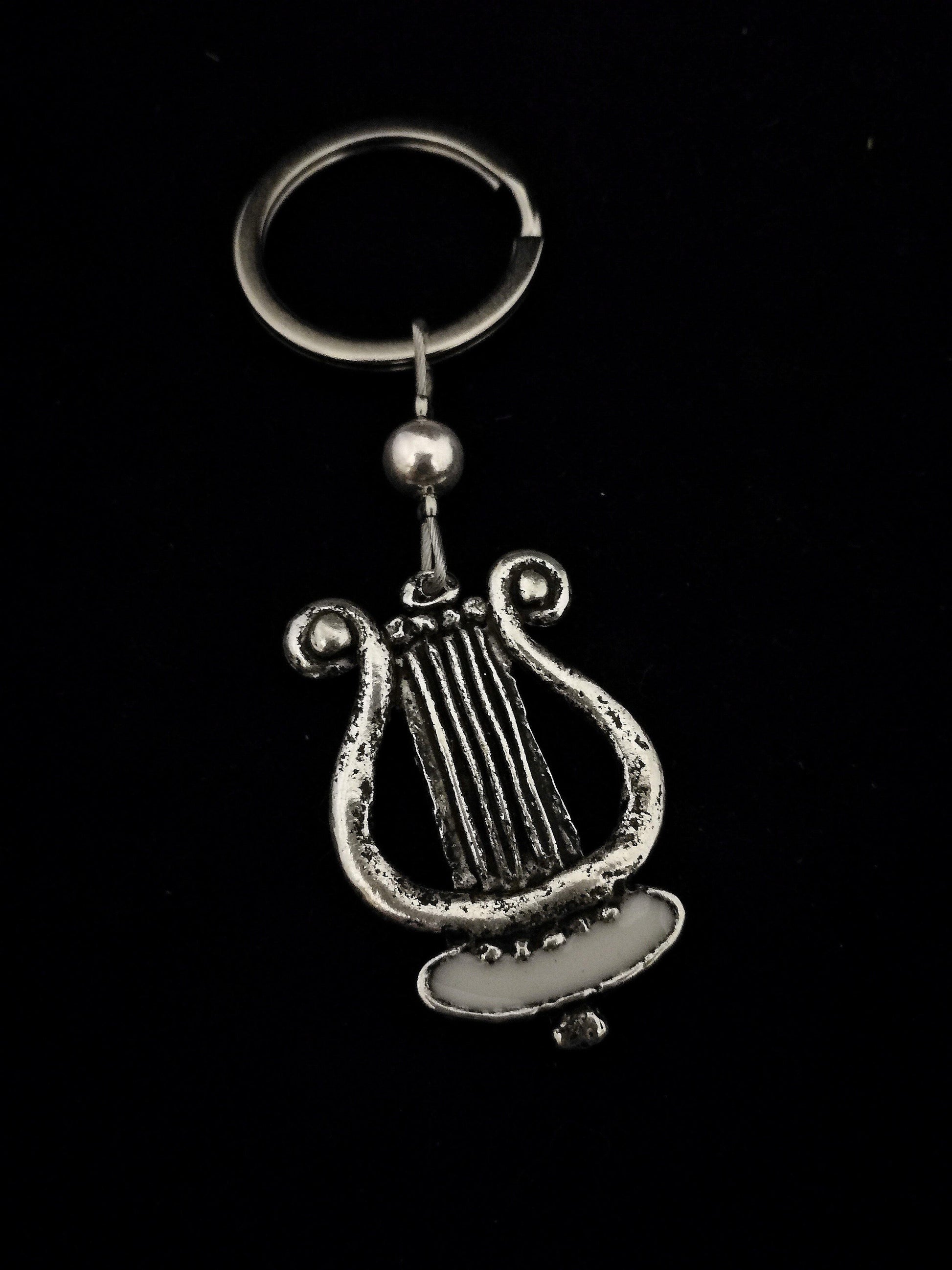 Hárfa kulcstartó - Orsiékszer