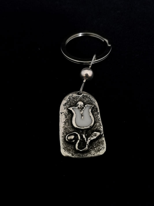 Kapus tulipán kulcstartó