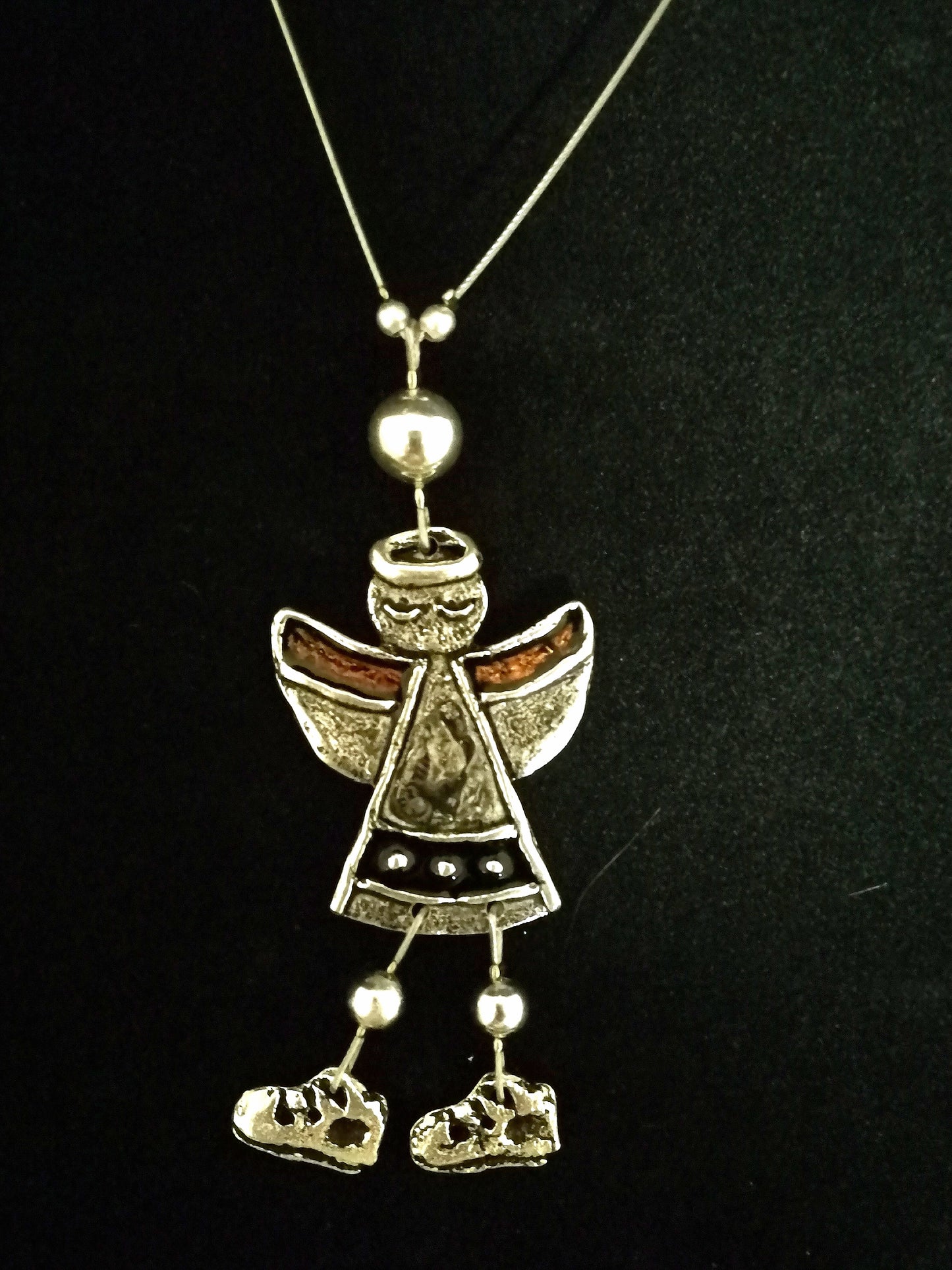 Big angel necklace