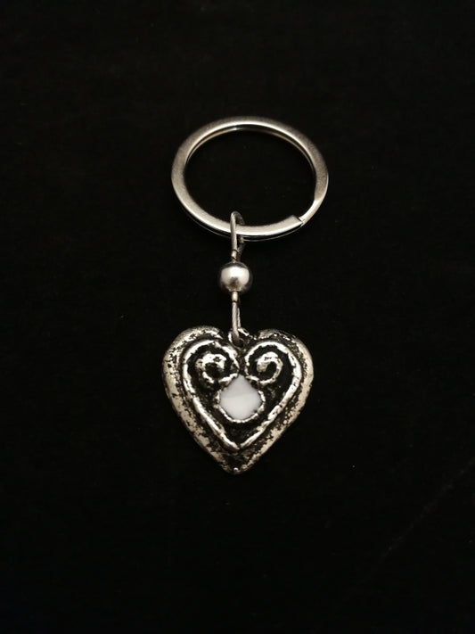 Szivecske kulcstartó