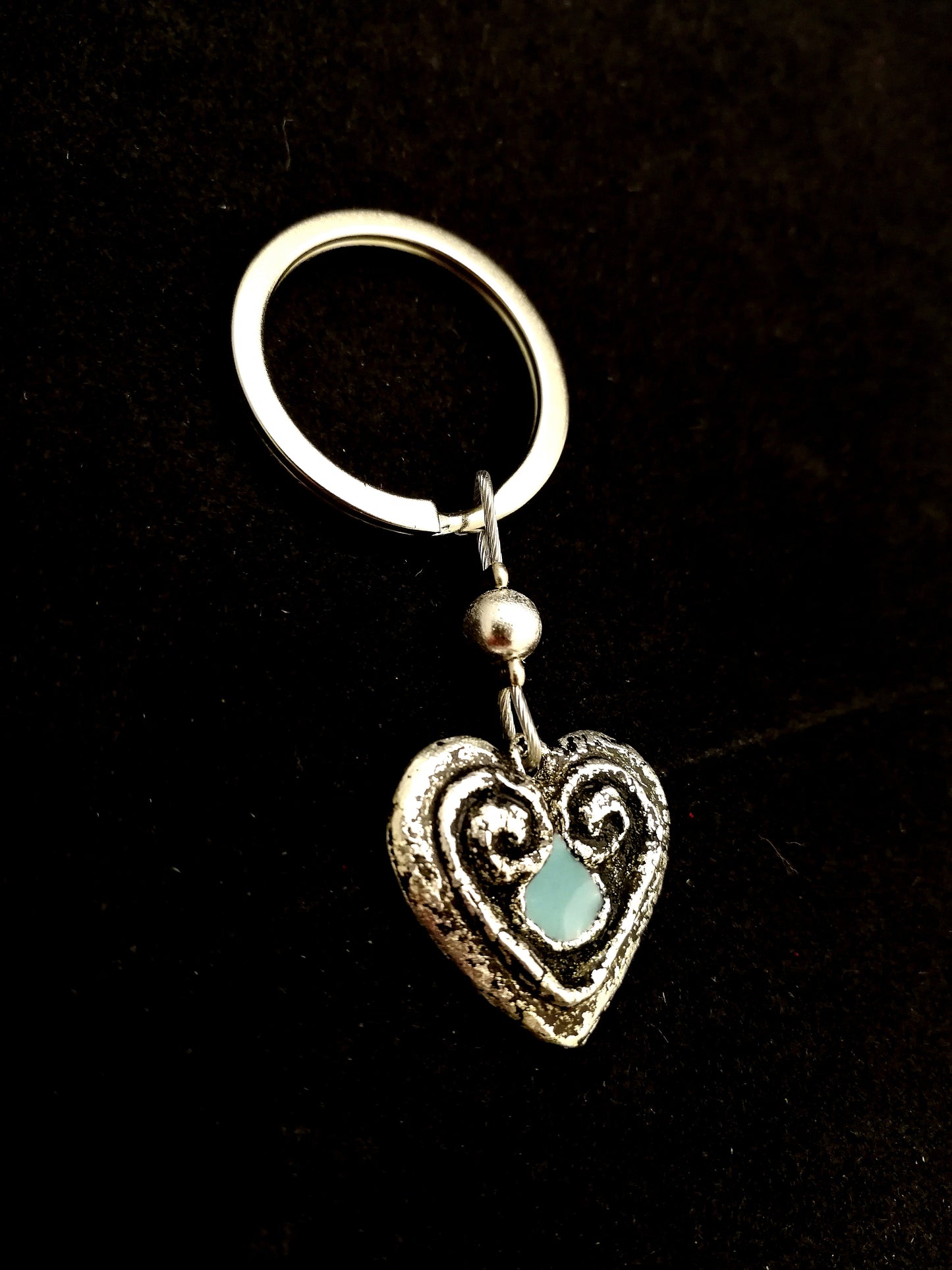 Szivecske kulcstartó