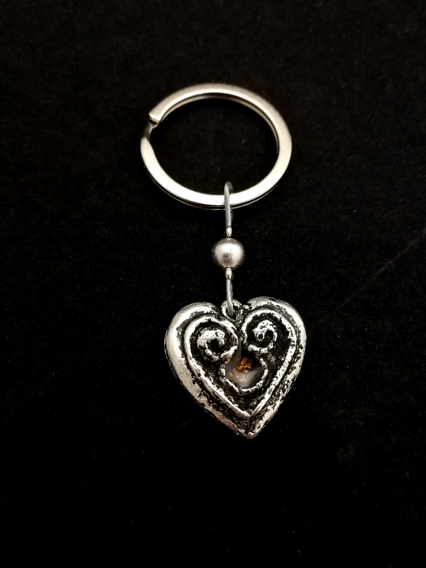 Szivecske kulcstartó