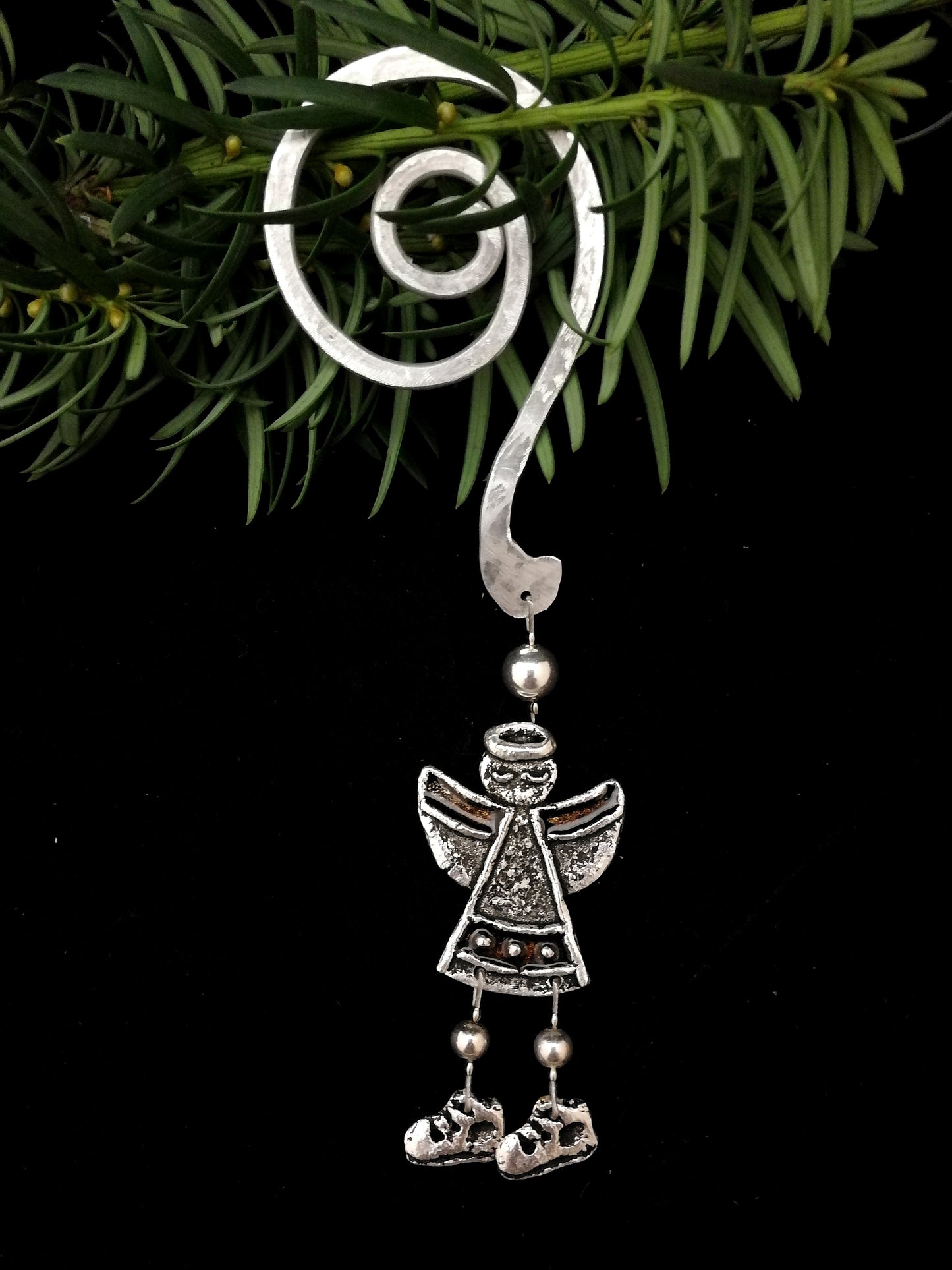 Siető angyal karácsonyfadísz