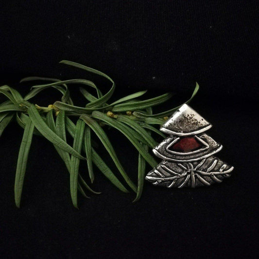 Fenyőfa kitűző - Orsiékszer