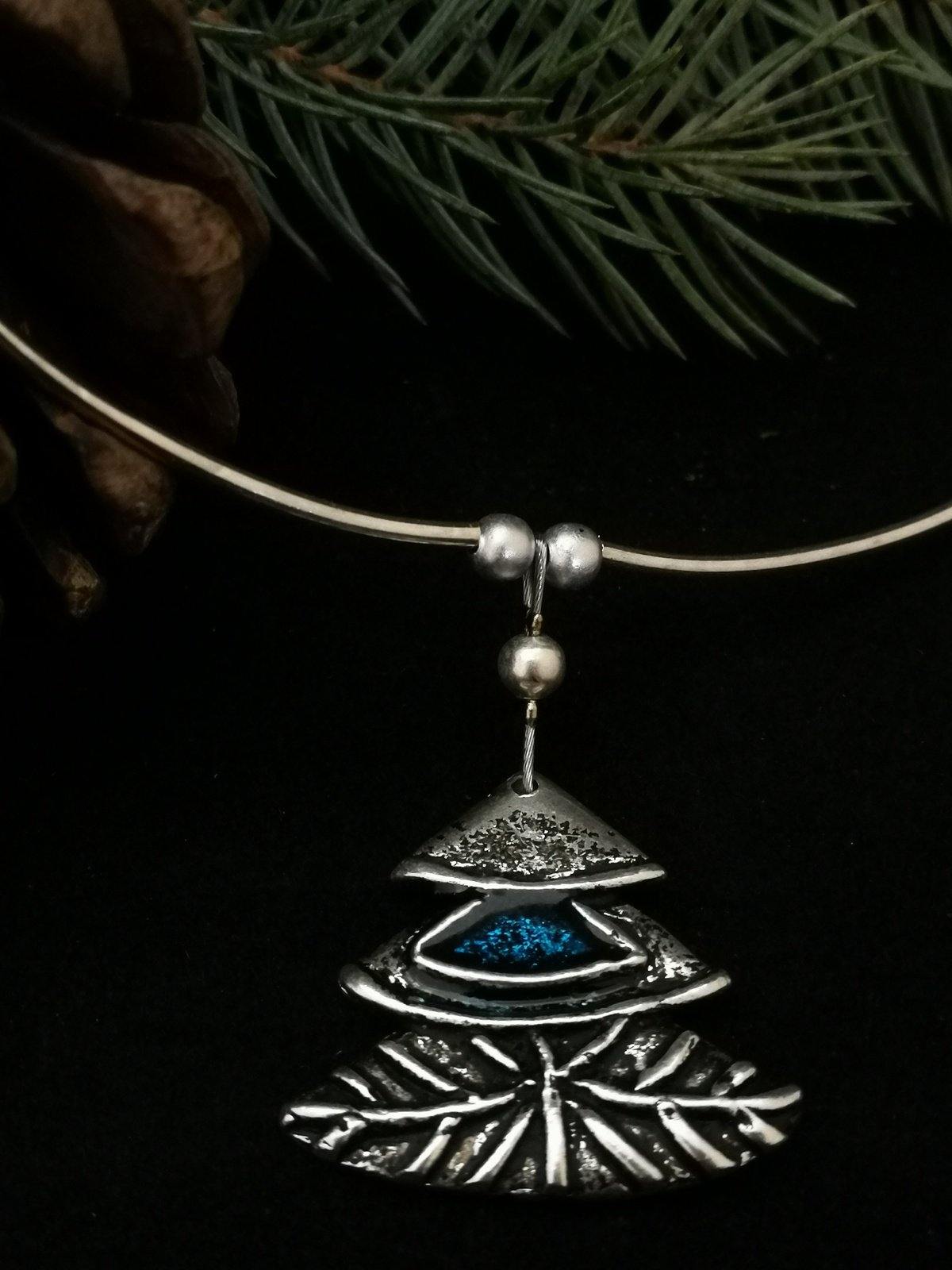 Fenyőfa nyaklánc - Orsiékszer