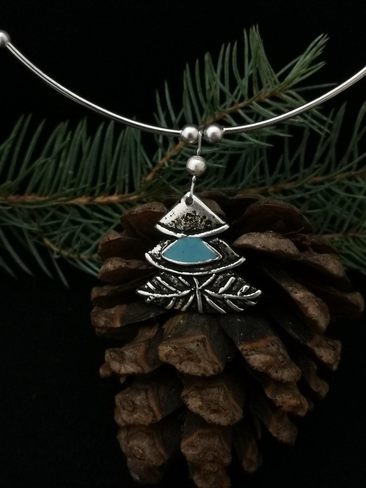 Fenyőfa nyaklánc - Orsiékszer