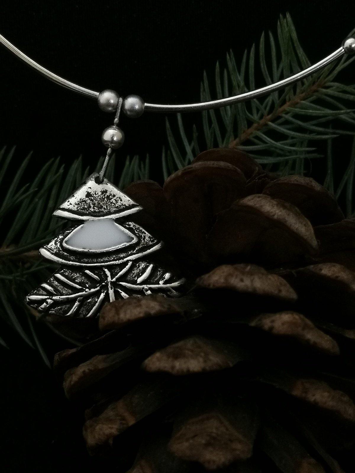 Fenyőfa nyaklánc - Orsiékszer