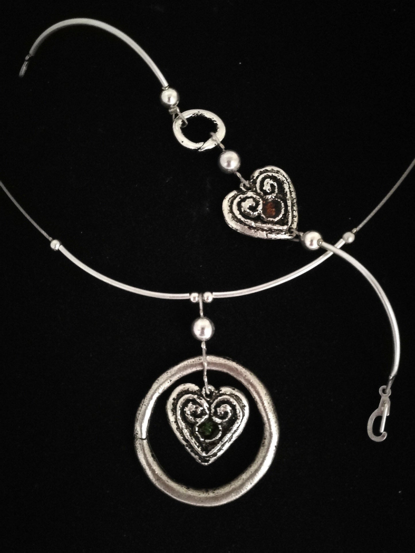 Szivecske karikában kollekció - Orsiékszer