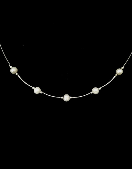 Ötös gyöngyös nyaklánc - Orsiékszer