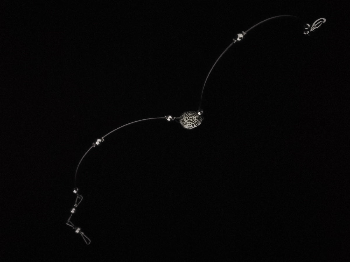 Ezüst spirál bokalánc