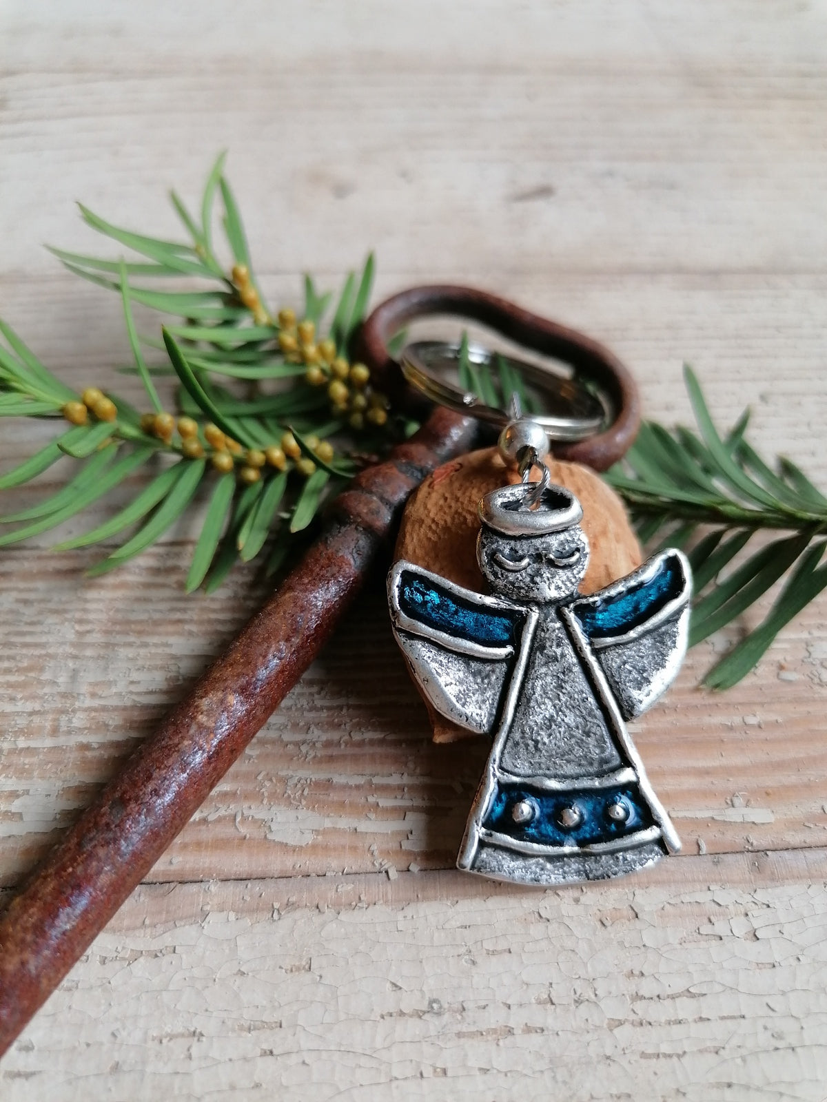 Nagy angyal kulcstartó