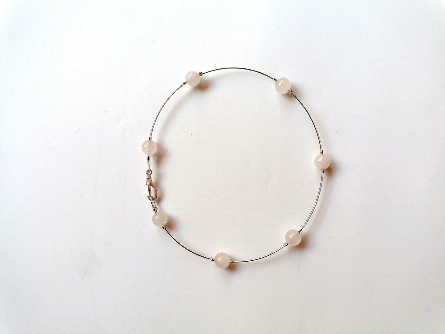 Rózsakvarc bokalánc