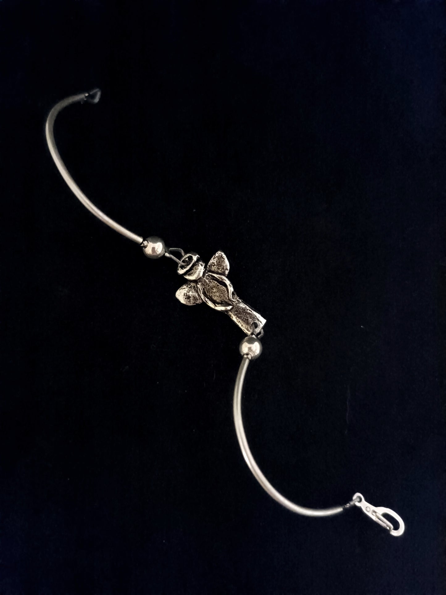 Ezüst angyal karkötő