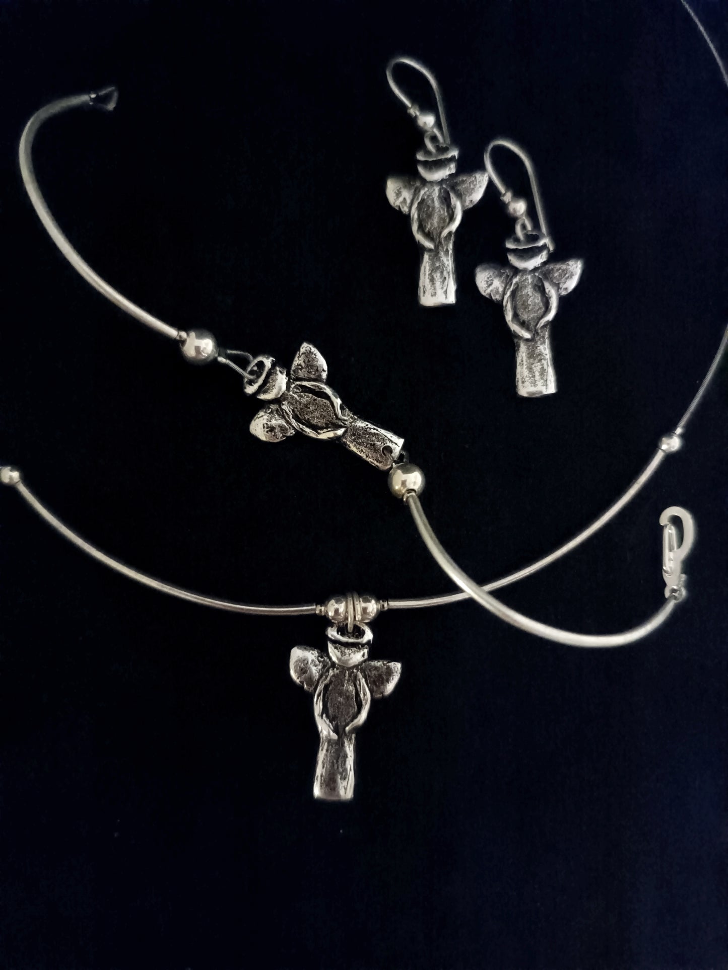 Ezüst angyal kollekció karkötővel