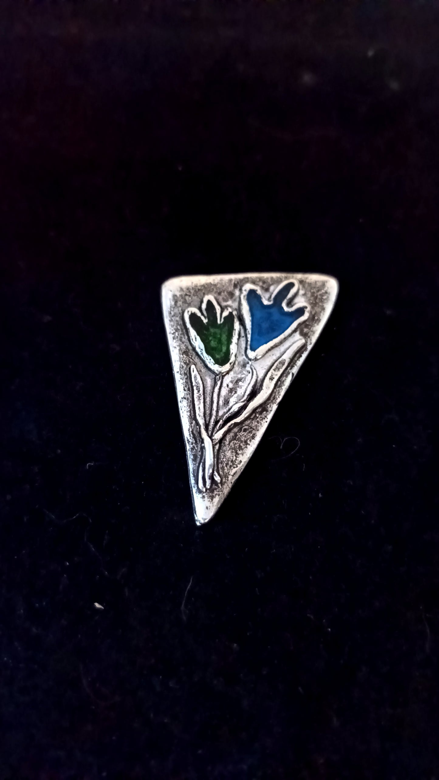 Stilizált dupla tulipán vastagon