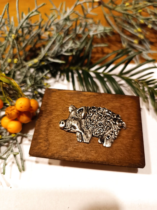 Mangalica gyufásdoboz