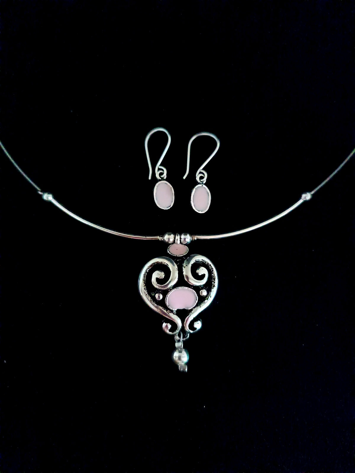 Csipke szivecske kollekció kis fülbevalóval