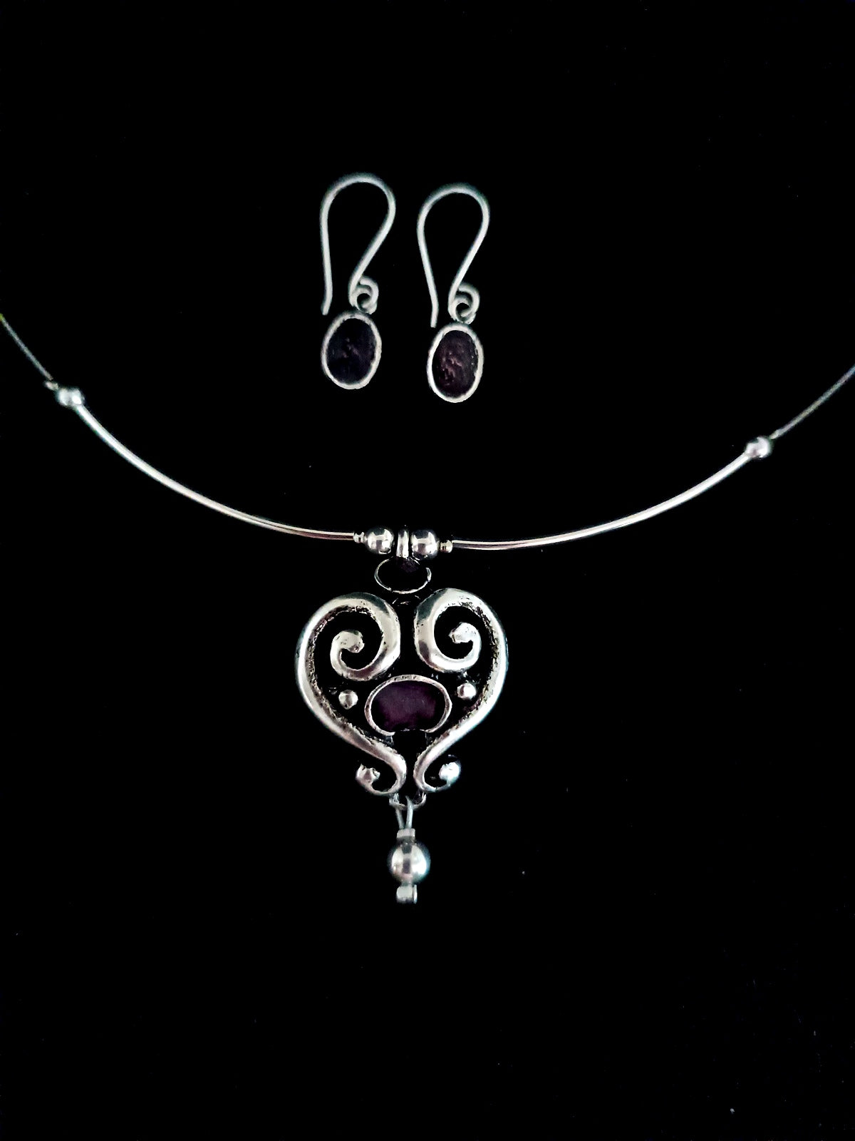 Csipke szivecske kollekció kis fülbevalóval