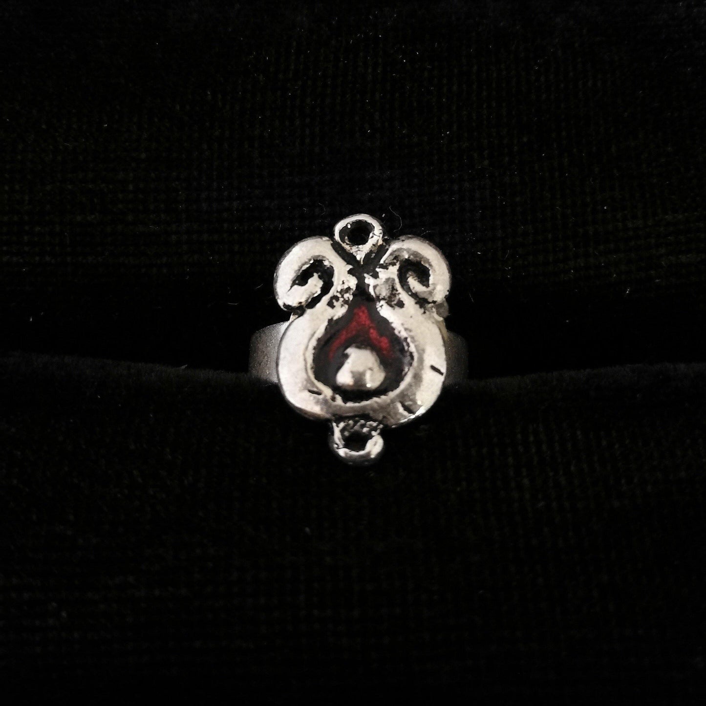 Csavart tulipán gyűrű - Orsiékszer