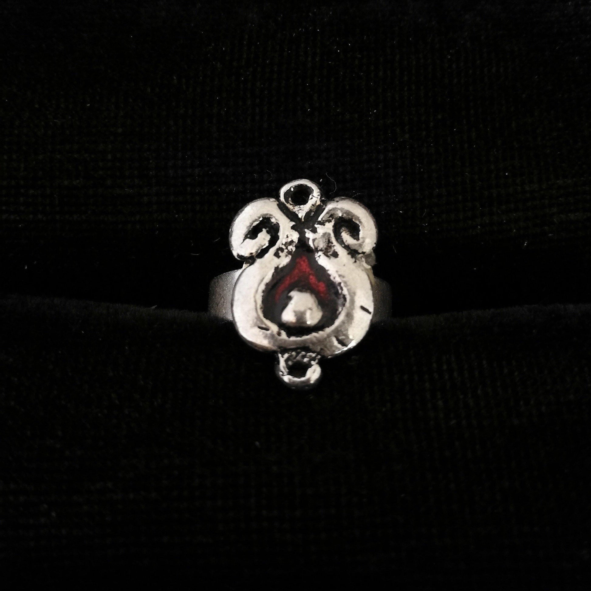 Csavart tulipán gyűrű - Orsiékszer