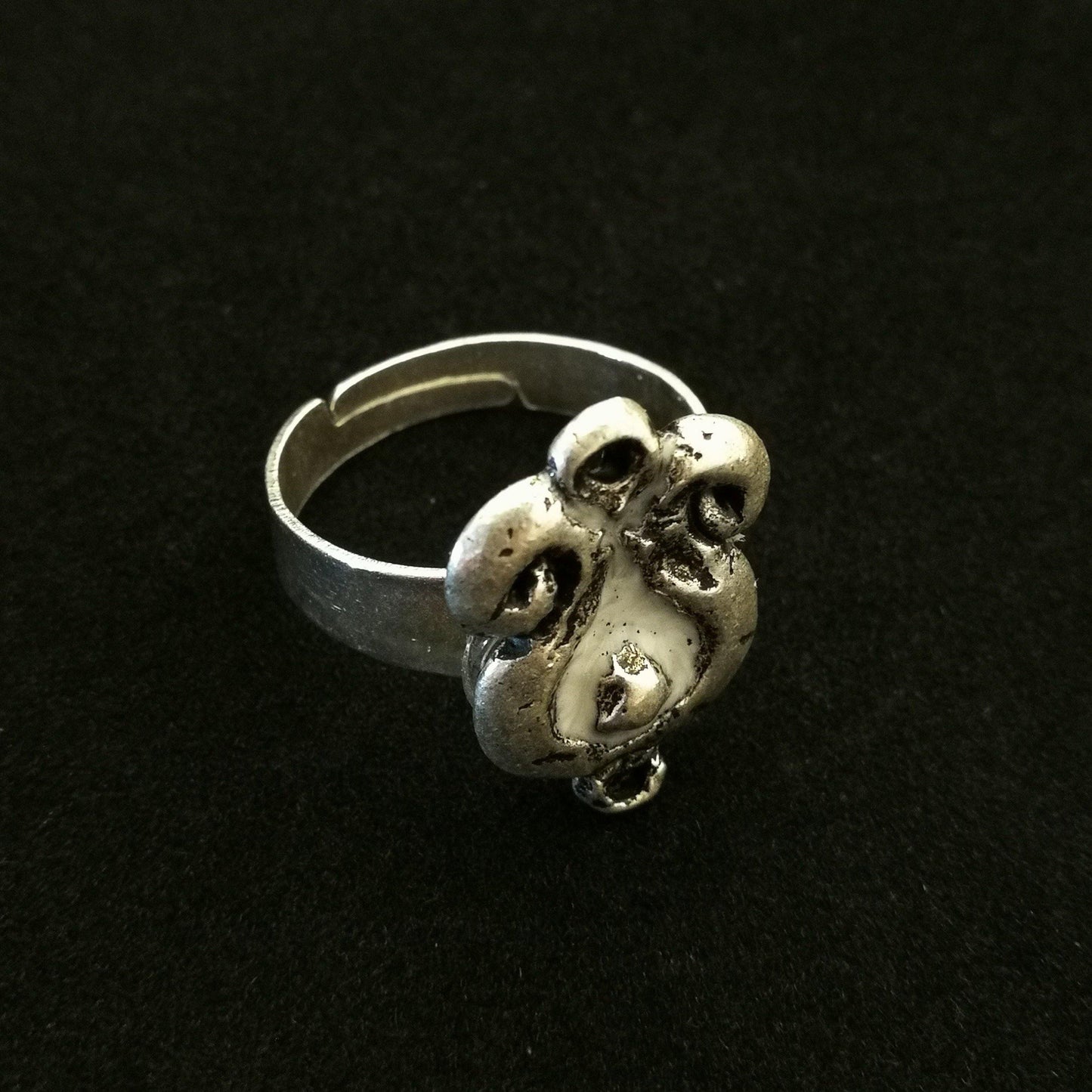 Csavart tulipán gyűrű - Orsiékszer