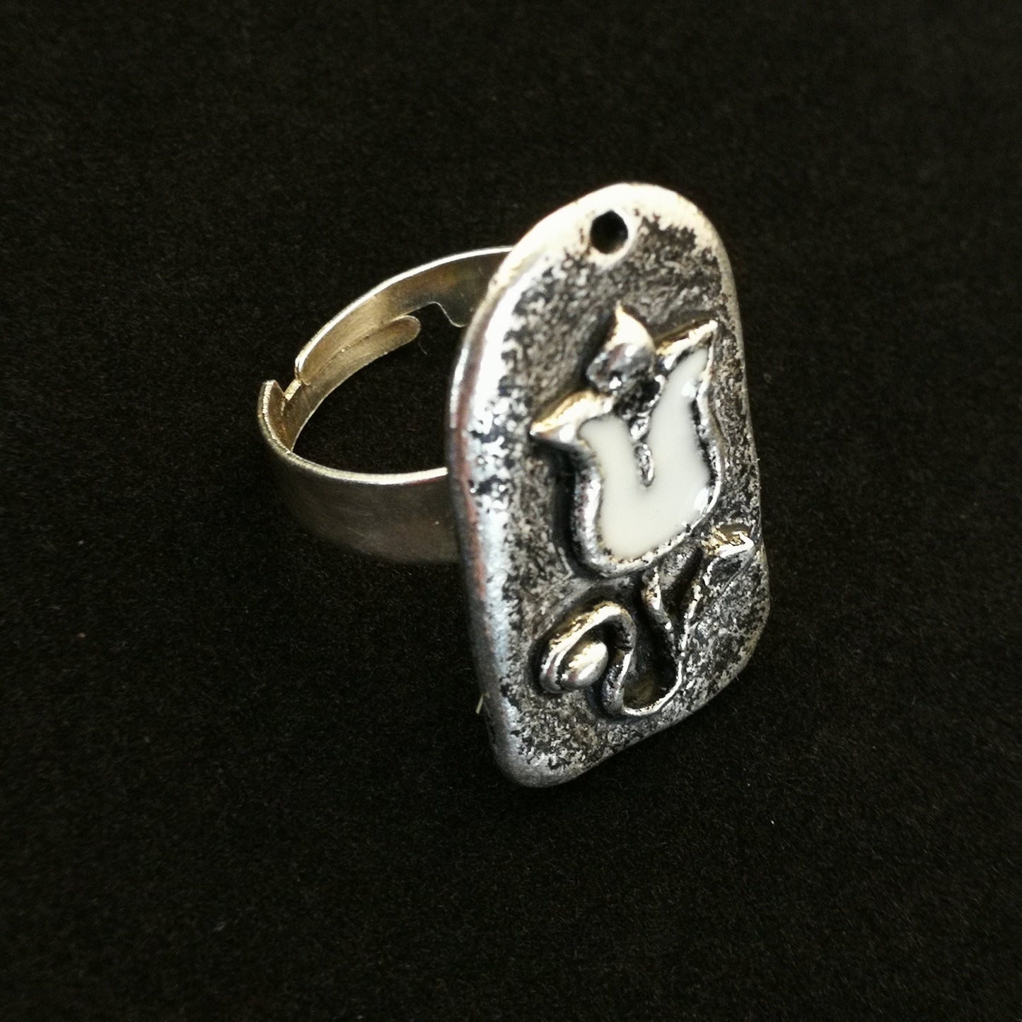 Kapus tulipán gyűrű