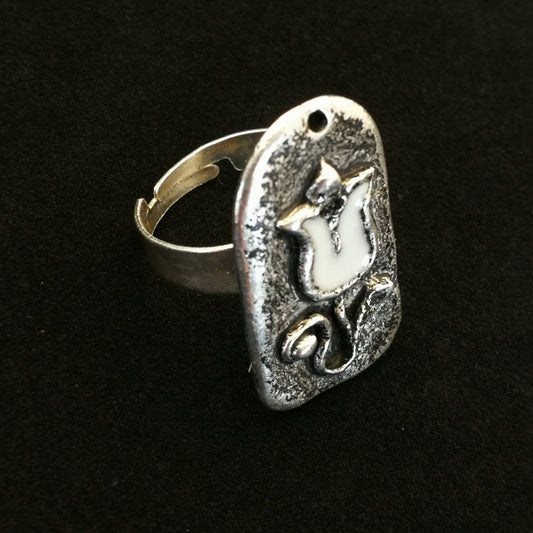 Kapus tulipán gyűrű