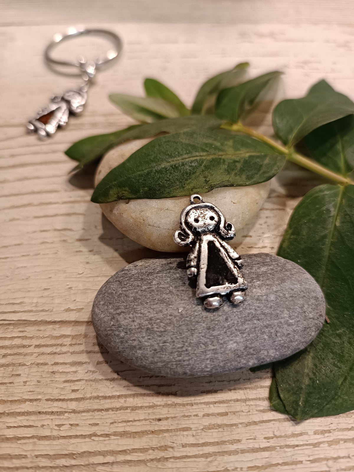 Kislány táskadísz