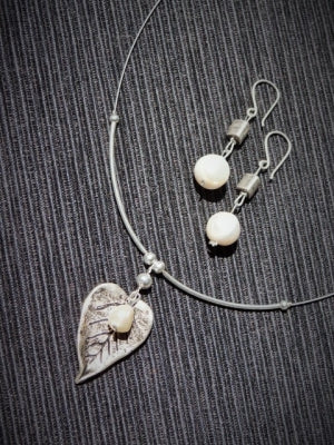 Levél gyönggyel kollekció