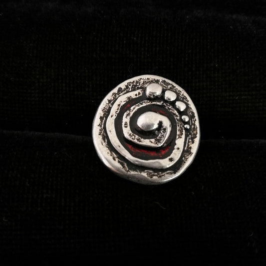 Spirál pöttyökkel gyűrű